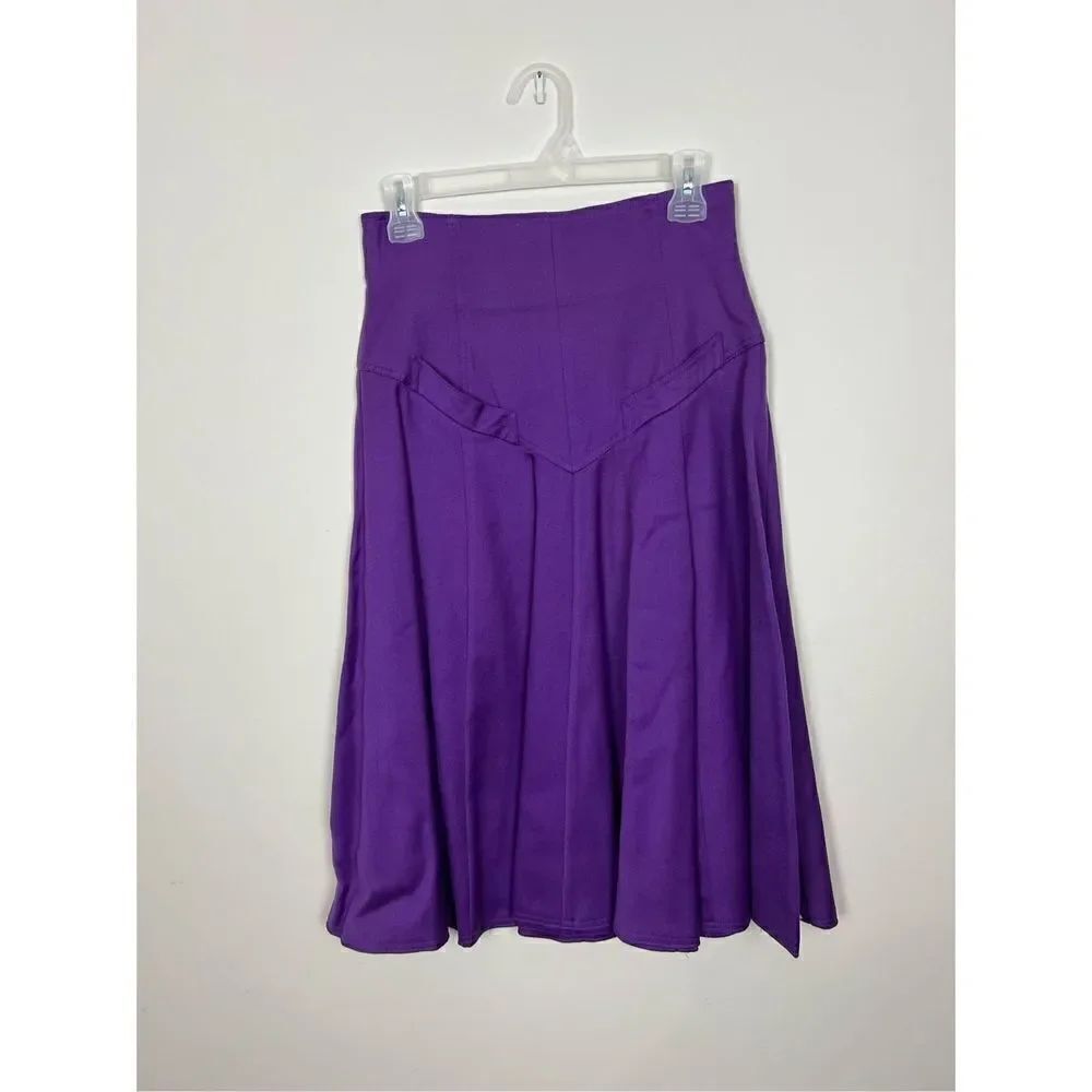 Vintage La Squadra Monte Carlo Womens purple skirt SIZE XS/S